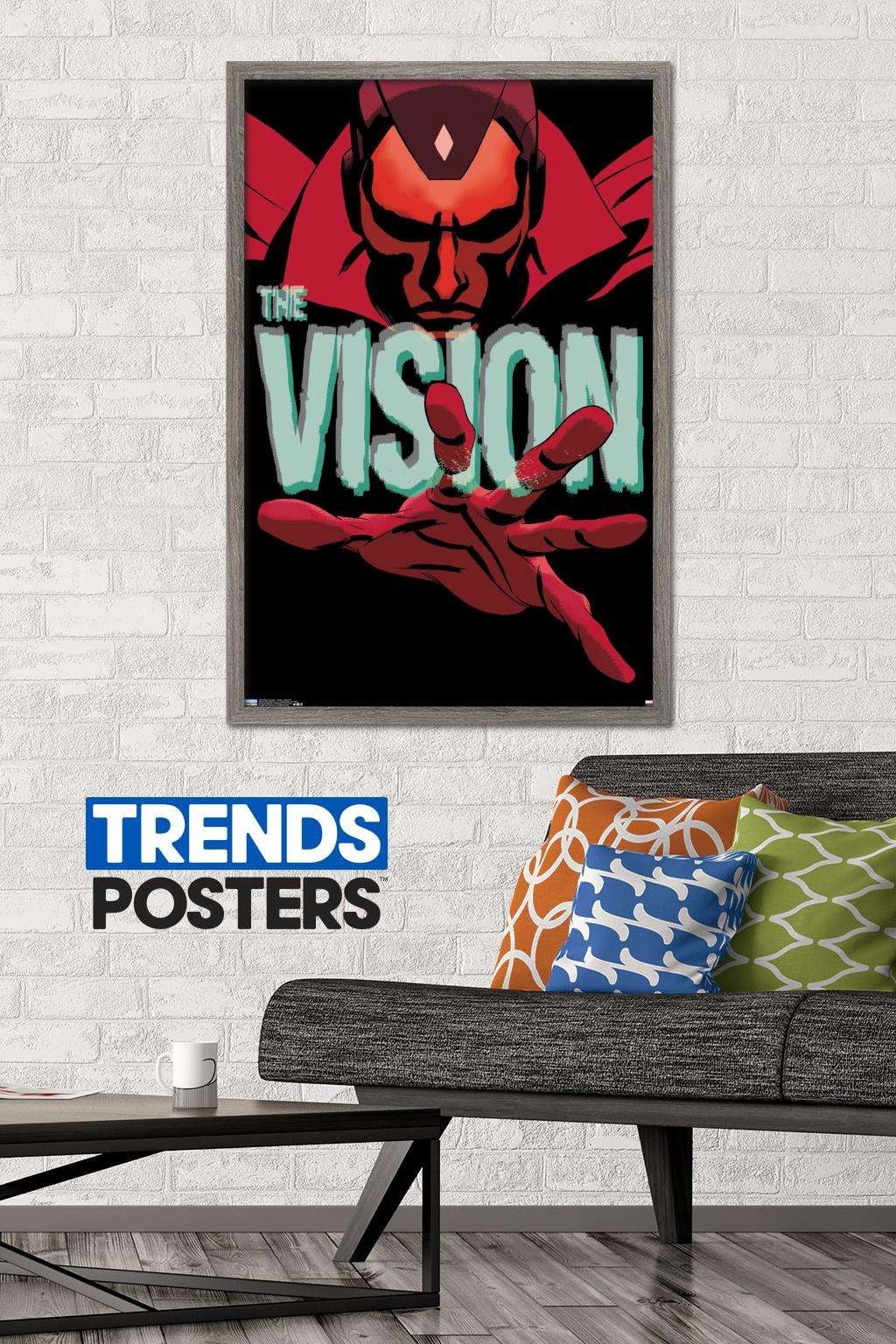 Marvel Comics - Vision - Vision #1 Wall Poster, 22.375" x 34", Framed