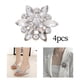 thumbnail image 4 of Broches decorativos de flor Macarena para manualidades plata, 4 of 8