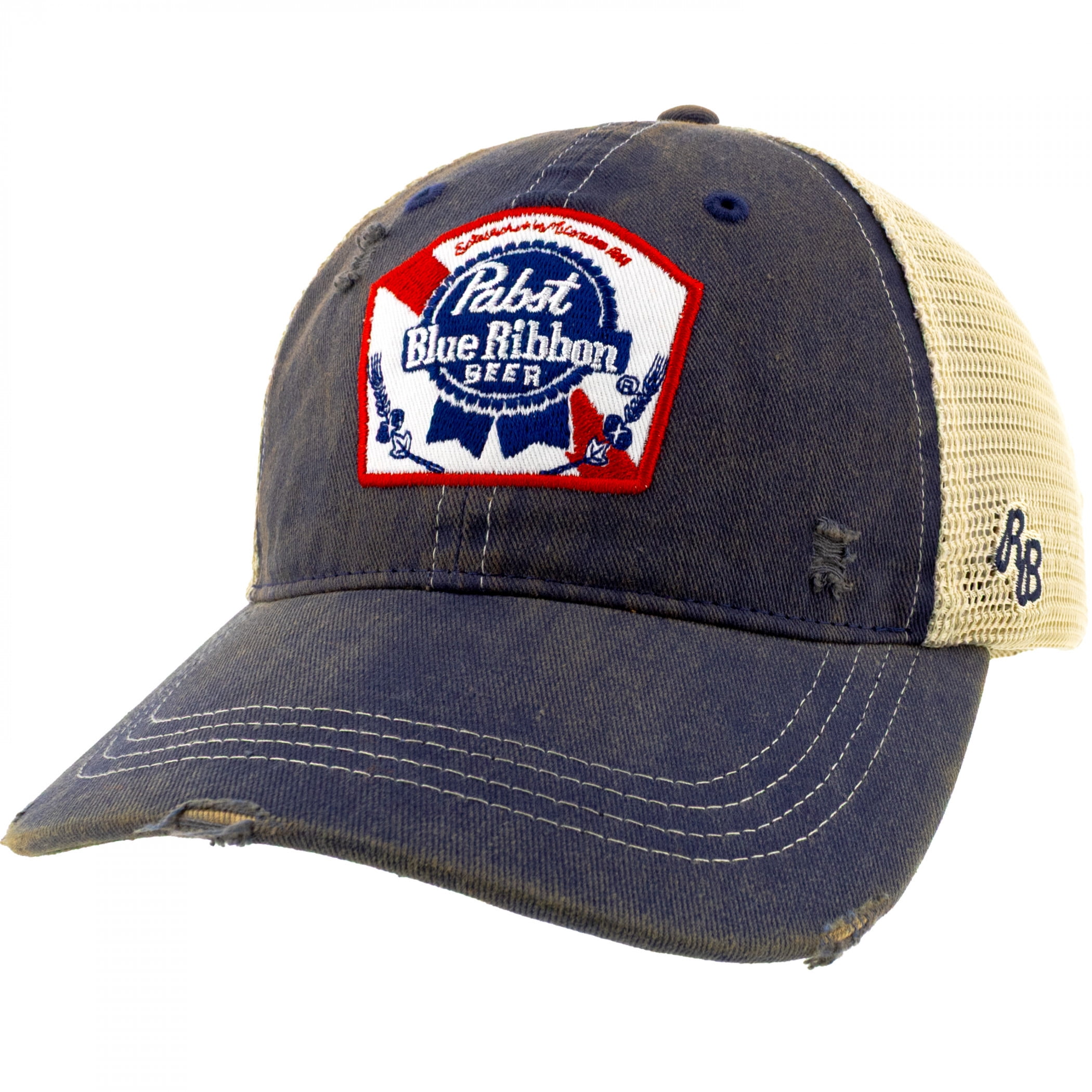 Official Pabst Blue Ribbon Beer Logo Reversible Cotton