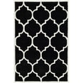 thumbnail image 2 of SAFAVIEH Chatham Gavin Geometric Wool Area Rug, Black/Ivory, 5' x 8', 2 of 7