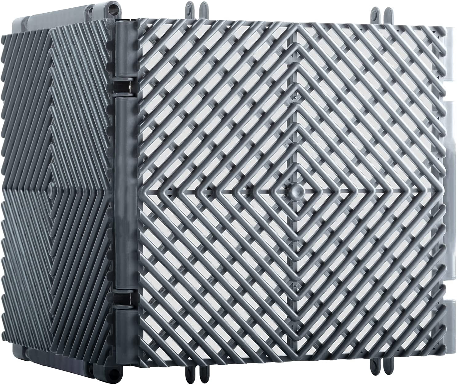 Ready Covers Radiator Covers for Home with Customizable Interlocking Tiles, Charcoal (10 Tiles - Only for ADD ON to other packs)