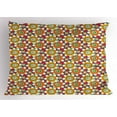 thumbnail image 2 of Flower Pillow Sham Tribal Nature Bloom Design with Spring Season Theme Ethnic Garden Art Illustration, Decorative Standard Queen Size Printed Pillowcase, 30 X 20 Inches, Multicolor, by Ambesonne, 2 of 2
