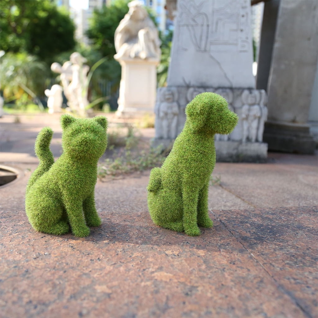 Garden Statue Outdoor Decorative Sculpture for Miniature Gardens Potted Plant Scene Layout