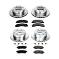 thumbnail image 3 of PowerStop Front and Rear Z23 Evolution Sport Carbon-Fiber Ceramic Brake Pad and Drilled & Slotted Rotor Kit Fits: FORD Select Models K1887, 3 of 10