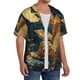 thumbnail image 2 of Fotbe Leopard Reading Tarot Cards Camisa Estampada de Manga Corta para Hombre, Casual de Verano, Estilo Playero, Sin Arrugas-Medium, 2 of 5