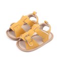 thumbnail image 5 of MZXELPRJD Size 7 Toddler Sandals Girls Toddler Girl Sandals Size 8 Girls Black Mary Jane Shoes Kids Princess Shoes Toddler Gift Red Shoes Toddler Red Yellow 6-12 Months, 5 of 6