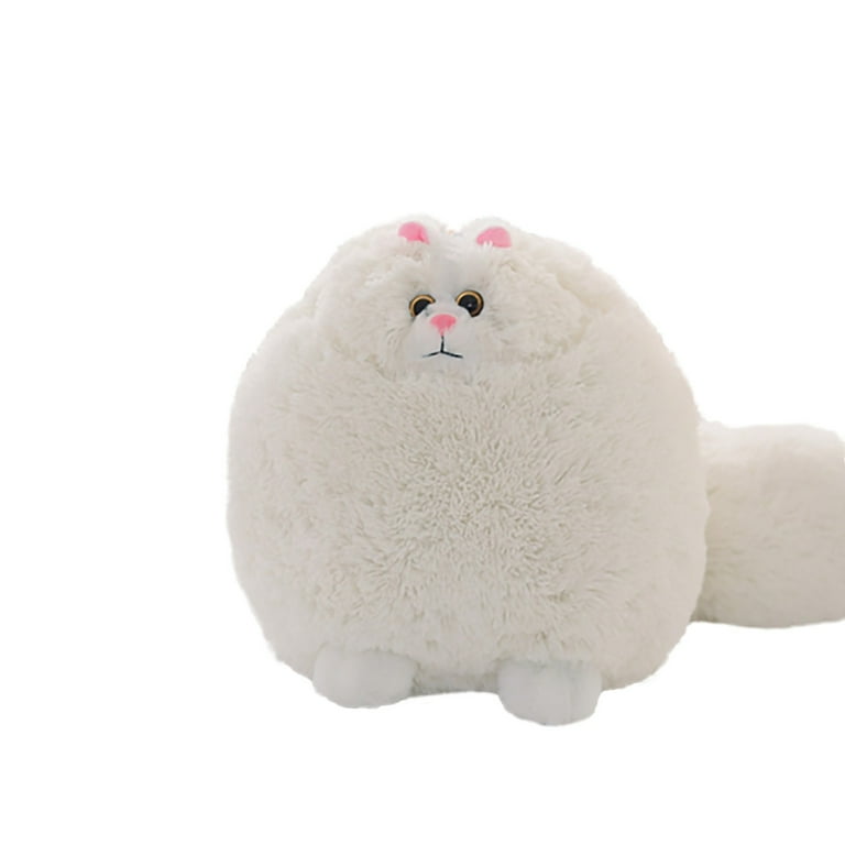 Guvpev Winsterch Kids Stuffed Animal Cats Plush Animal Toys Kids Gifts Animal Baby Doll Cat Plush Birthday Gifts White Cat White Multi Color B