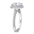 thumbnail image 4 of Created Forever Women's 3 5/8ct TW Lab Grown Diamond 14k White Gold Halo Engagement Ring, 4 of 10