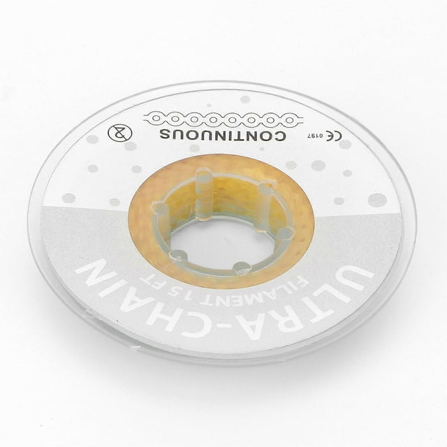 Orthodontic Chain Practical High Elasticity Good Flexibility Comfortable Wear Dental Orthodontic ToolYellow