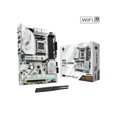 ASRock B850 STEEL LEGEND WIFI AM5 AMD B850 SATA 6Gb/s ATX Motherboard