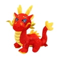thumbnail image 2 of Juguete de peluche de dragón de año Nuevo Chino, juguete de peluche, cama creativa suave, muñeco de dragón, figuras de animales de peluche para, 2 of 9