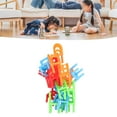 thumbnail image 1 of Juego de silla de equilibrio silla apilable segura juguete de plástico interactivo portátil de color brillante para fiesta de Navidad para niños Anggrek Otros, 1 of 8