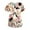 Multicolor, variant on QWERTYU Womens Scrub Tops Short Sleeve Animal Print V Neck Workwear Uniform Pockets Scrubs Top Beige L