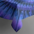thumbnail image 4 of Blue Purple Tie Dye Mandala Pattern Rectangle Tablecloth 60"x120",Waterproof Polyester Rectangle Table Cloth, Wipeable Spillproof Polyester Tablecloth for Dining, Camping, Indoor and Outdoor, 4 of 5