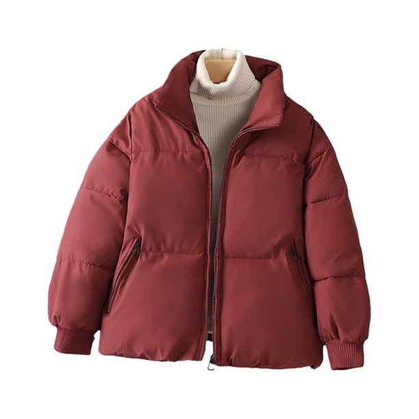 Minnieouse Ultimate Warmth Chaqueta De Invierno Para Mujer Elegante Y De Moda Chaqueta Acolchada Y Gruesa Para Mujer Abrigos y chamarras rojo SG