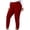 Red, variant on XuJwPNcy Women Plus Size Yoga Pants Stretch High Waist Workout Gym Trousers Soft Comfortable Slim Fit Pants(Wine,X-Large)