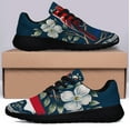 thumbnail image 3 of North Carolina Map With Cardinal and Flowering Dogwood Shoes Sneakers Black Size 11, 3 of 7