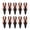 Coffee brown, variant on Youthyao 10Pcs Wacky Worms Fish Lures Fishing Wacky Baits Soft Lures Wacky Soft Worms Wacky Worms Baits Set