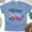 CarolinaBlue, variant on Home Sweet Home T-Shirt, Patriotic Typography Graphic Tee, Red White Blue Shirt, Maroon, Size M