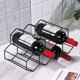 thumbnail image 4 of Small Freestanding Wine Rack for Countertop - Honeycomb Style Metal Wine Rack for 9 Bottles, Black, Wine Rack for Table, 4 of 5