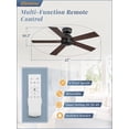 thumbnail image 2 of Ventilador de Techo Fanbulous 42" Montaje Empotrado Negro con Control Remoto y 6 Velocidades, 2 of 8