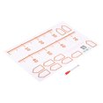 thumbnail image 3 of Unique Bargains Growth Chart 200cm Metric Height Chart Ruler Wall Decor with Marker Pen, Orange, 3 of 6