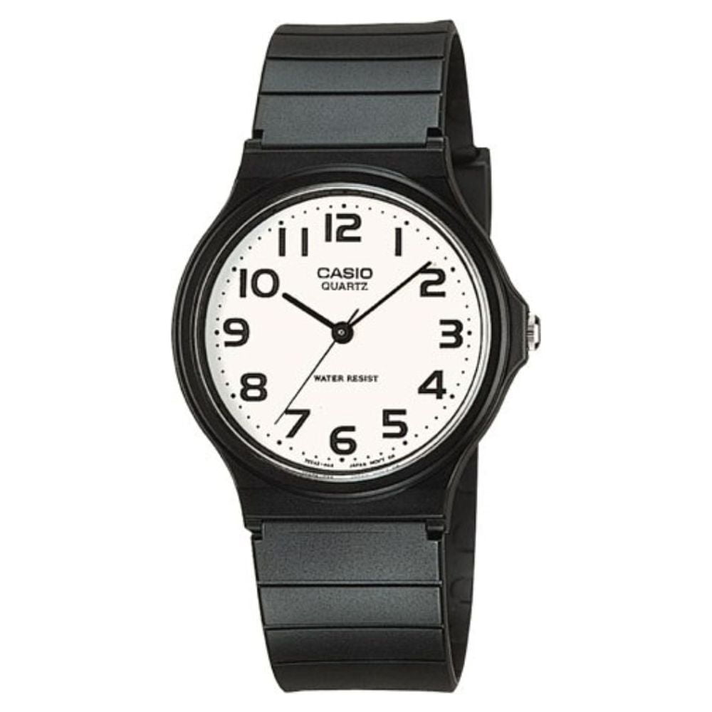 Casio Men s Classic Resin Analog Watch White Dial
