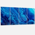 thumbnail image 2 of Designart 'Dark Blue Abstract Acrylic Paint Mix ' Abstract Art on Canvas, 2 of 3