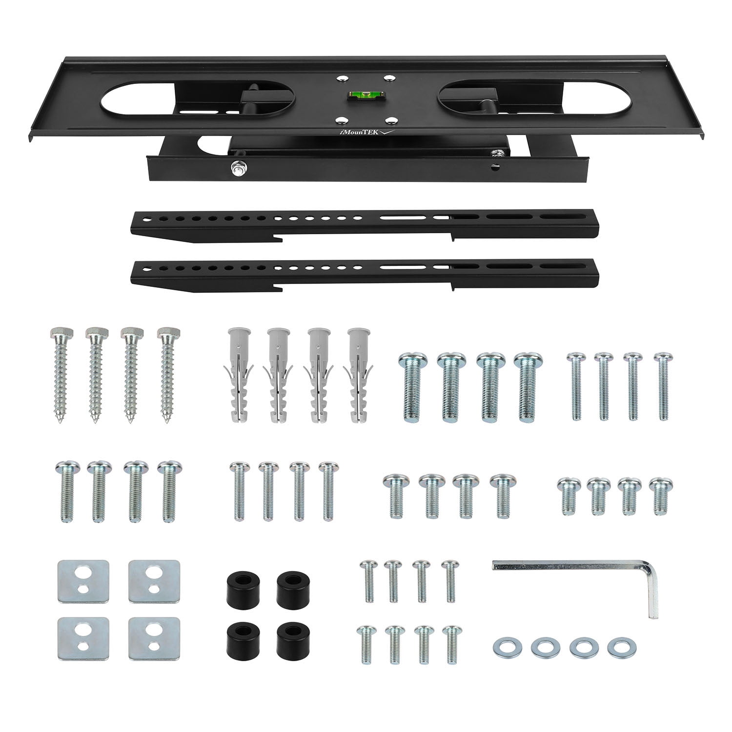 Moclever Full Motion TV Wall Mount Swivel Tilt TV Wall Rack Support 37-70” TV Wall Mount Max VESA 600x400mm Holds up to 99LBS, Black