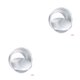 thumbnail image 2 of Ounissouiy 3 uds 2 pulgadas aleación de aluminio Mini molde para pasteles parte inferior extraíble pudín molde DIY molde para hornear Como se muestra 2piezas, 2 of 6