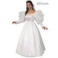 thumbnail image 2 of Labryrinth Adult White Sarah Costume for Women, Puffy Dress Halloween Outfit, Ballgown White Dress for Dressup, 2 of 4