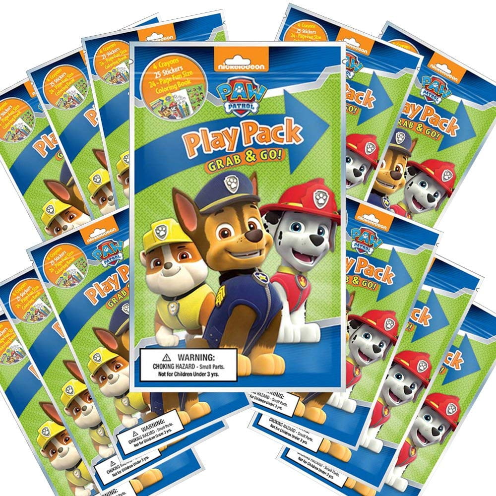 Bendon Paw Patrol Movie Grab and Go Play Pack Birthday Party Favors 12ct