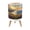 Color 2, variant on Small Trash Can with Lid Wildflower Coastal Sunset boho 1.8 Gallon Dog Proof Trash Can Round Garbage Can Waste Bin Wastebasket for Bathroom Bedroom Living Room
