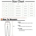 thumbnail image 3 of Clearance Women's Metal Chain Trim High Waist Slim Fit Leggings Solid Color Purple Capris Pants, 3 of 5