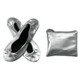 thumbnail image 2 of 1 Pair Foldable Ballet Shoes with Storage Bag Super Soft Wear Resistant Breathable Easy to Clean Yoga Dance Slippers Shoes, 2 of 8