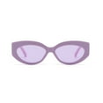 thumbnail image 4 of Weikingp Sunglasses Womens Women Fashion Street Shot Glasses Pc Frame Sunglasses Sunglasses Men Womens Sunglasses (Clearance) Purple Plastic, 4 of 4