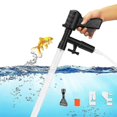 thumbnail image 4 of Limpiador de grava para acuarios, nuevo cambiador de agua rápido con botón de presión de aire Kit de limpiador de arena para tanques de peces Aspirador de sifón para acuarios con manguera de agua Co kaili Sencillez, 4 of 5