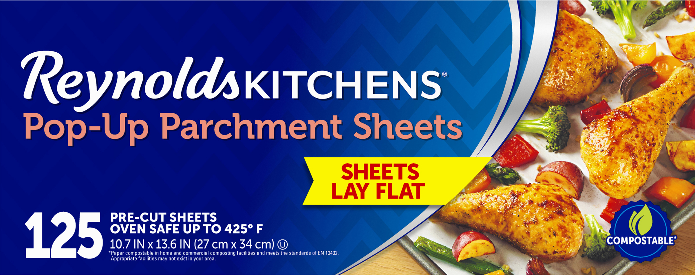 Reynolds Pop-Up Parchment Paper Sheets, 125 Count photo 1