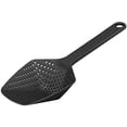 thumbnail image 2 of MODANU Colander Spoon Chip Scoop Flat Handle Large Strainer Skimmer for Kitchen Black, 2 of 5