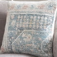 thumbnail image 3 of SAFAVIEH Cruz 18" x 18" Contemporary Teal Abstract Cotton/Polyester Decorative Pillow, 3 of 6