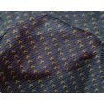 thumbnail image 4 of oneOone Silk Tabby Fabric Floral & Chevron Block Printed Craft Fabric BTY 42 Inch Wide, 4 of 4