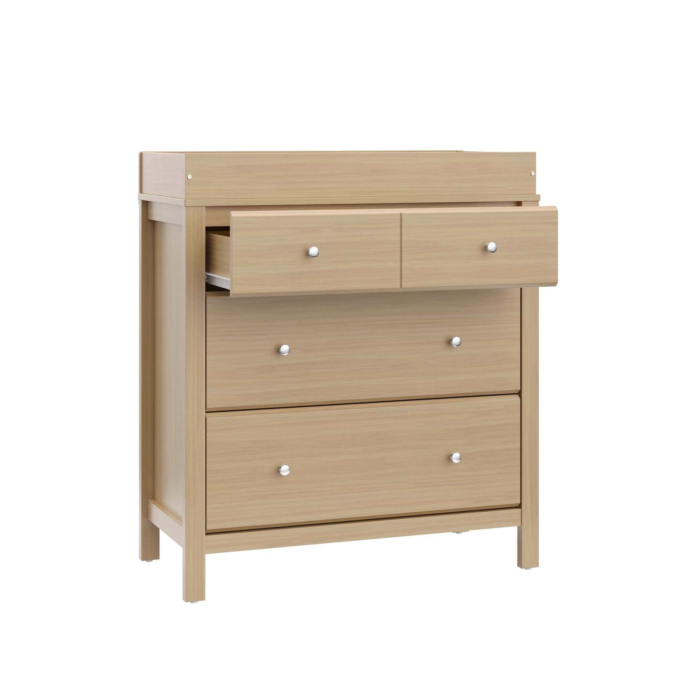 Storkcraft Horizon 3 Drawer Chest with Infant Changing Topper, Driftwood