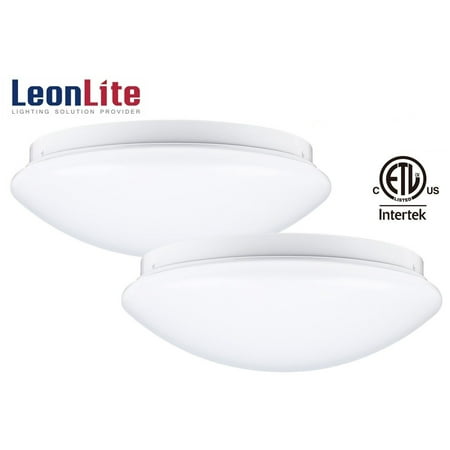 Leonlite 2 Pack 12 Inch Led Flush Mount Ceiling Light 16w Dimmable Leonlite 2 Pack 12 Inch Led Flush Mount Ceiling Light 16w Dimmable Fixture 5000k Daylight Com