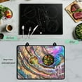 thumbnail image 5 of SEANATIVE Stove Cover for Electric Stove Top Non-slip Glass Stove Top Cover Heat-resistant Glass Cooktop Cover Ceramic Stove Cover for Kitchen Accessories Decor, Abalone Shell Print Iridescence, 5 of 7