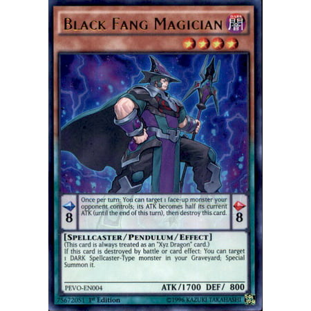 YuGiOh Pendulum Evolution Black Fang Magician