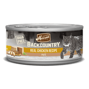 Angle View: Merrick Backcountry Grain-Free Real Chicken Recipe Pate Wet Cat Food, 3 Oz, 24 Ct