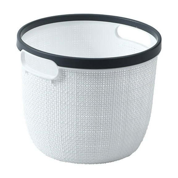 Qiweii Portable Large Dirty Clothes Basket Bathroom Hollow Laundry Basket Clothes Storage Basket For Bedroom Bathroom Laundry Room Organizing