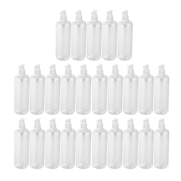 Dispensador de Bomba de Acondicionador de Champú jinwen 500 ml Transparente 25 Unidades Botellas de champú vacías