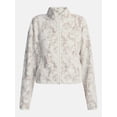 thumbnail image 6 of No Boundaries Polar Fleece Zip Up Jacket, Women’s and Women's Plus XXS-4X, 6 of 6