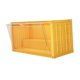 thumbnail image 3 of Vitrina para objetos de colección, caja de exhibición apilable de dos niveles con forma de cubo para mostrador, vitrina para figuras, modelos de autos con amarillo claro, 3 of 8